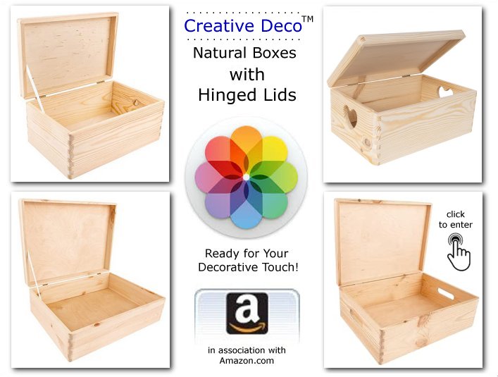 Natural Boxes w/ Lids
