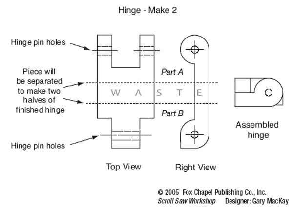 Wooden Hinges Diagram