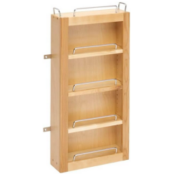 Rev-A-Shelf Wood Base Cabinet Door Mount Organizer